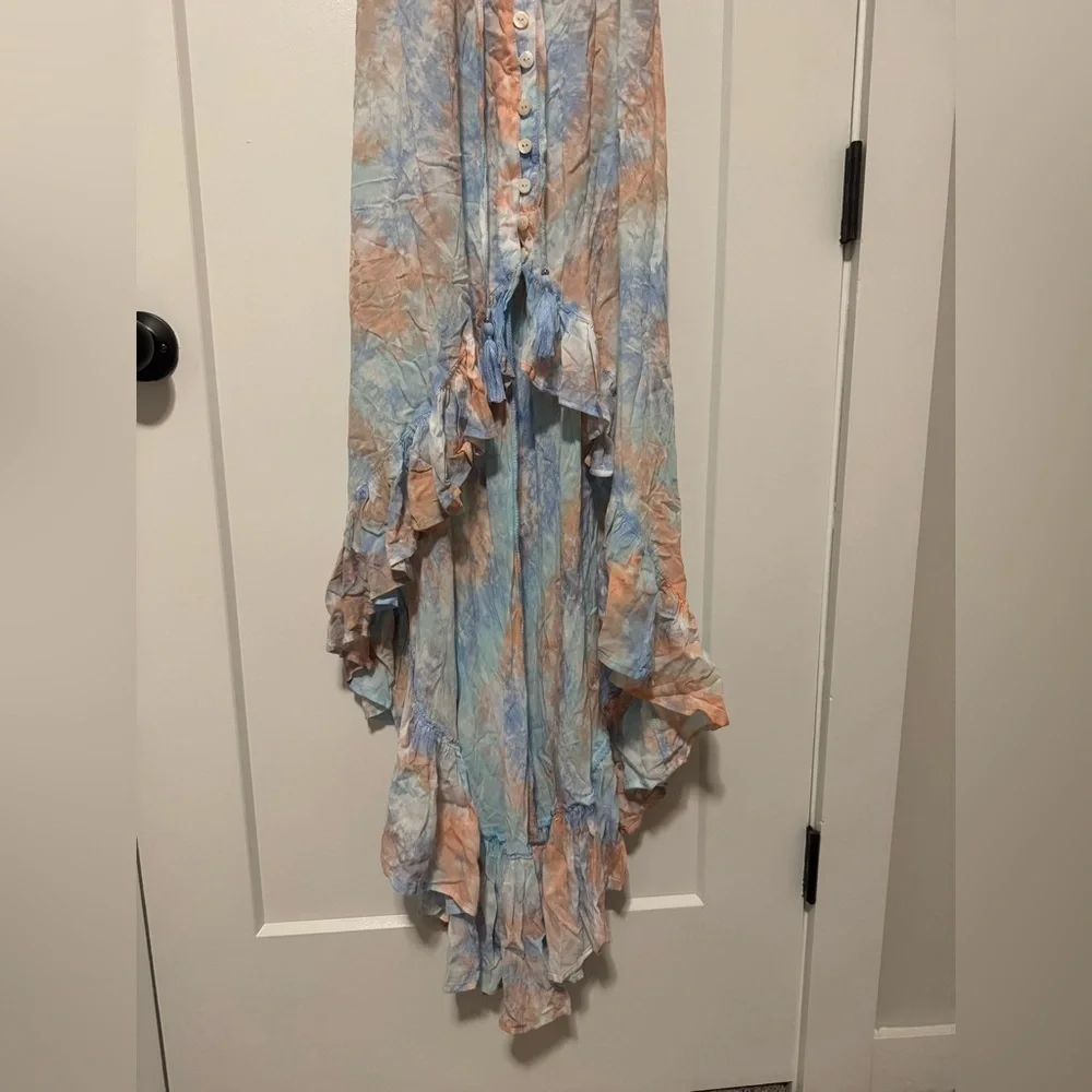 Tiara Hawaii riveria dress off the shoulder tyedye